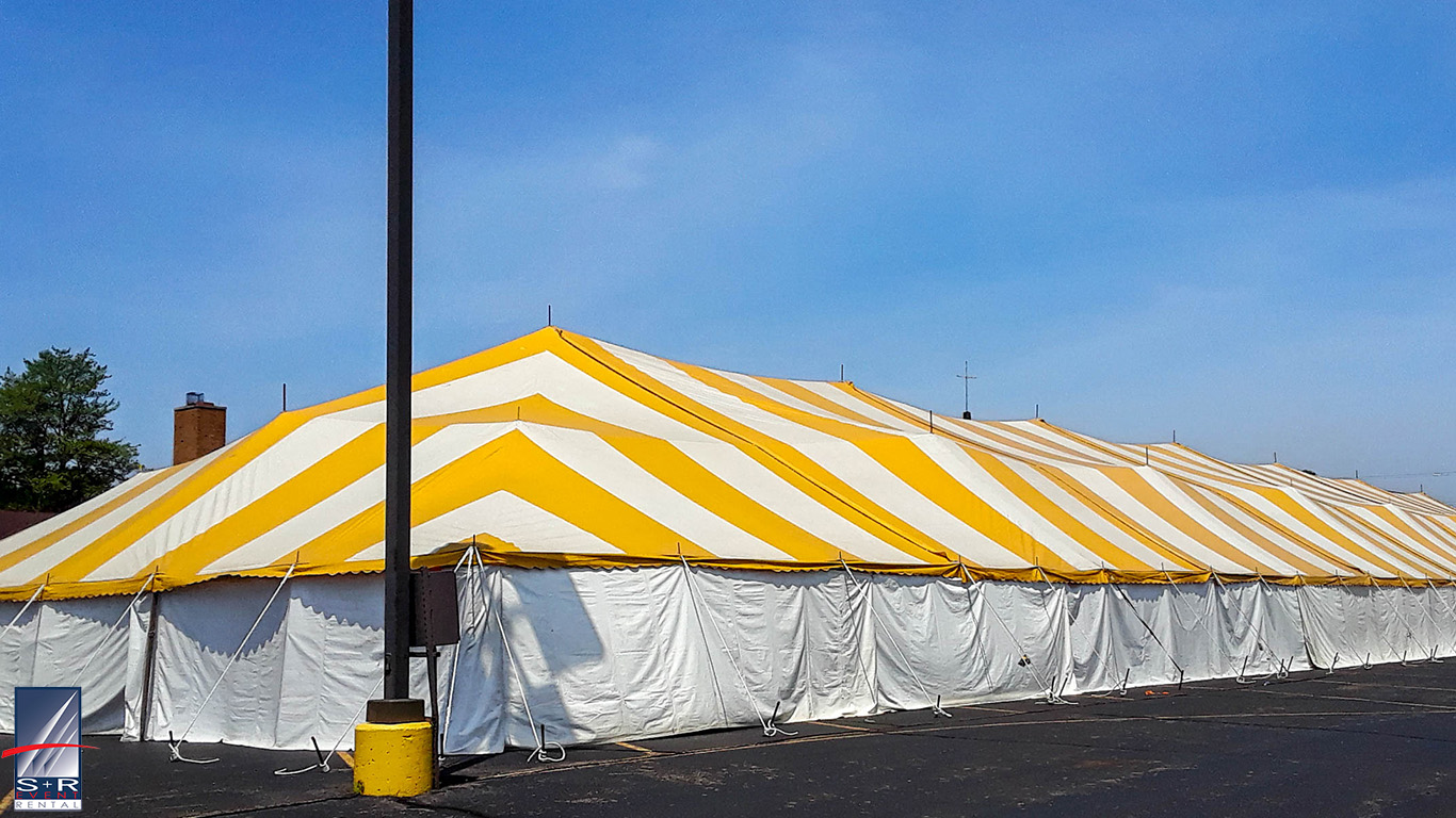 8' X 20' WHITE SIDEWALL 